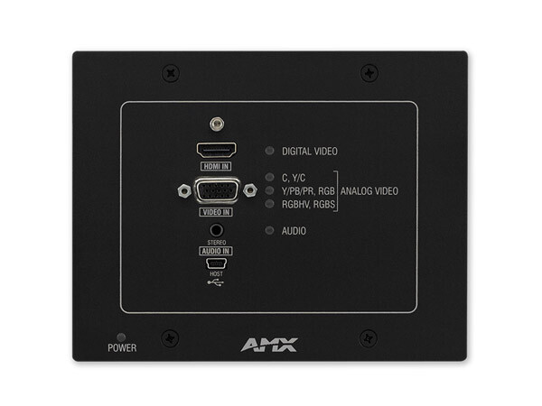 DX-TX-WP - DXLink Multi-Format Wallplate Transmitters in Black