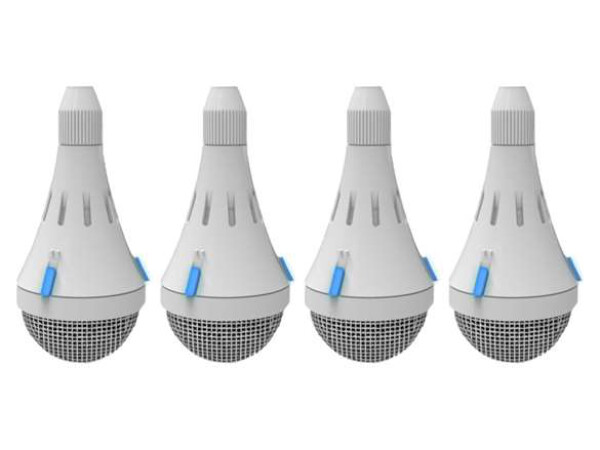 ClearOne CMA - 4 x Dante Ceiling Microphone Array 4 (12-Channel) - White