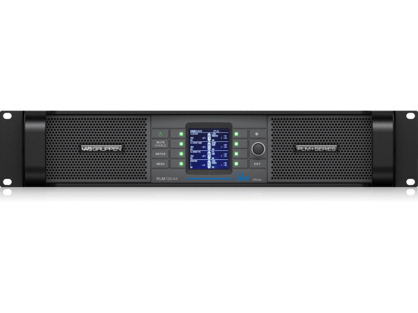 Lab Gruppen PLM 12K44 SP 12,000 Watt Amplifier with 4 Flexible Output Channels on SpeakON Connectors, Lake Digital Signal Processing and Digital Audio Networking