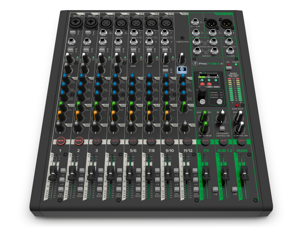 Mackie ProFX12v3+ 12-Channel Analogue Mixer with Enhanced FX, USB Recording Modes and Bluetooth®