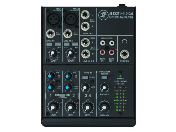 Mackie 402-VLZ4 4 Channel Compact Analogue Mixer - B-Stock
