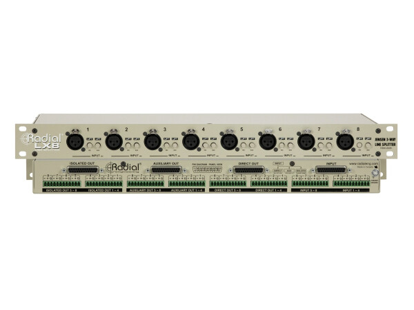 Radial Engineering LX8 - 8-Channel Rackmount Line Level Signal Splitter and Isolator