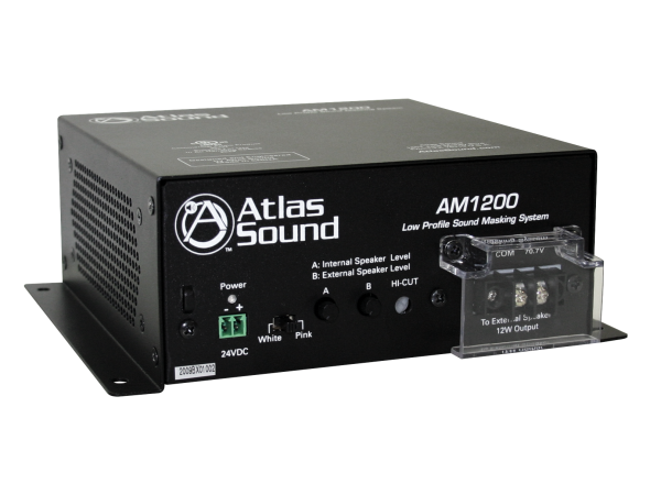 AtlasIED AM1200 Self Contained Sound Masking System UL2043 With Built In Speakers