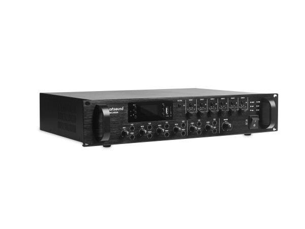 Artsound MX-2406M - 6-Zone 19" Selective Mixing Amplifier (100V, 3U)