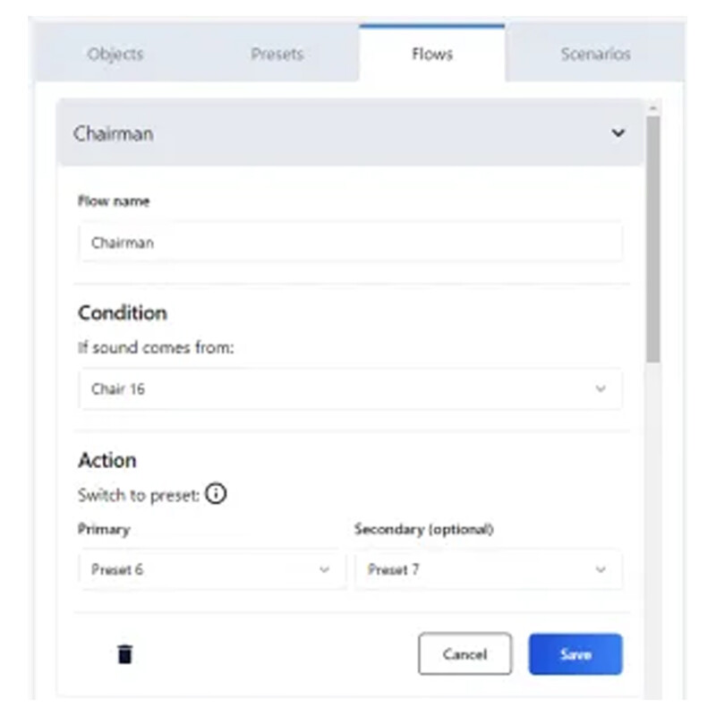 Customisable Camera Presets image